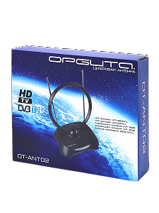 Орбита OT-ANT02 антенна ТВ комн. с усилит. (220В,38дБ)